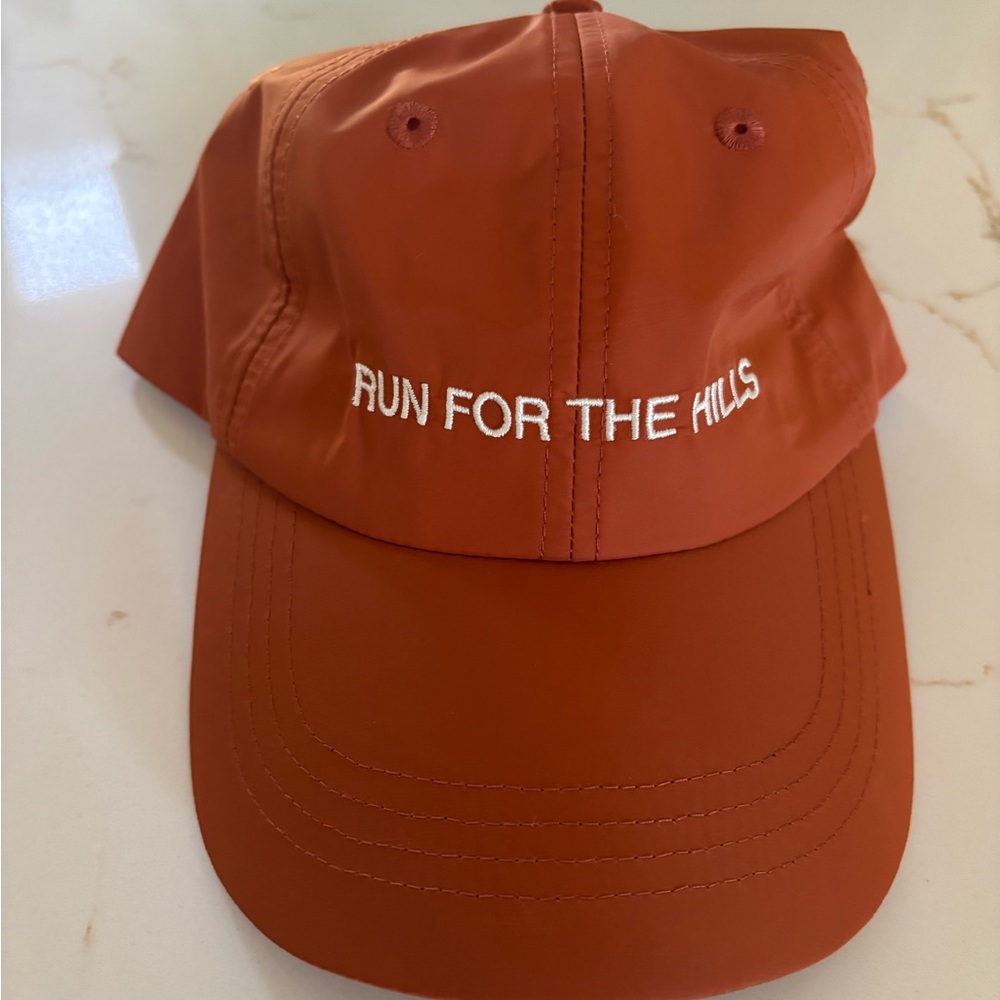 MOTHER Run For The Hills Embroidered Cap - Rust Orange